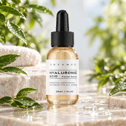 Plumora serum dewy spa background 3